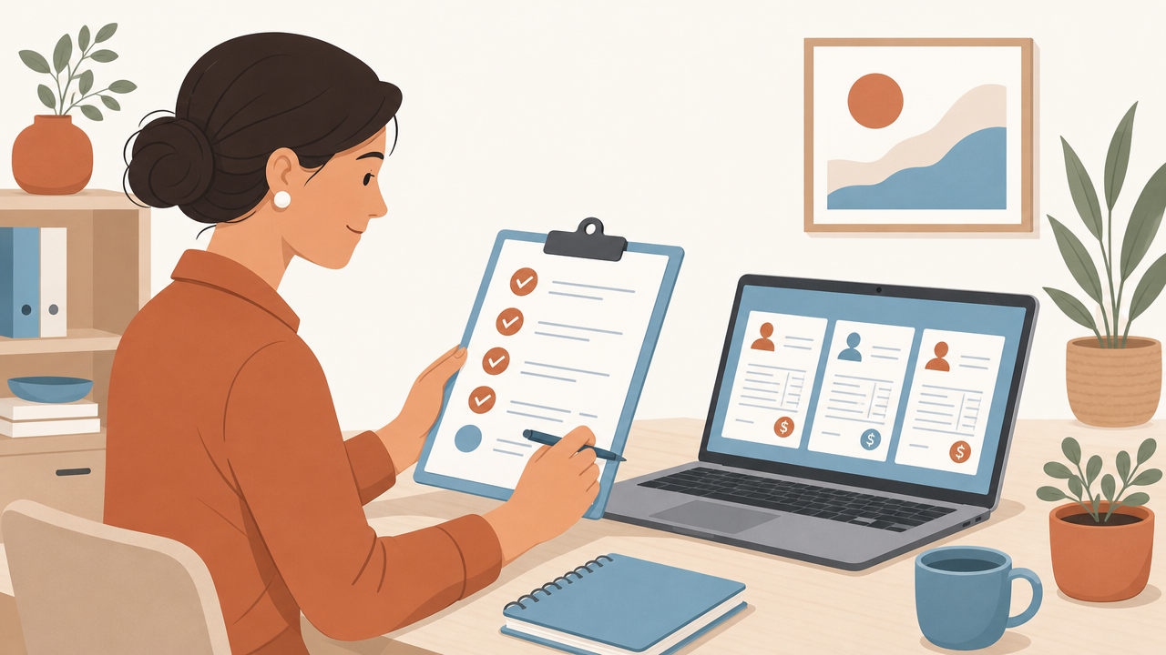 Illustration explaining what payroll compliance means for Australian employers, showing linked icons for award pay rates, superannuation and Single Touch Payroll reporting